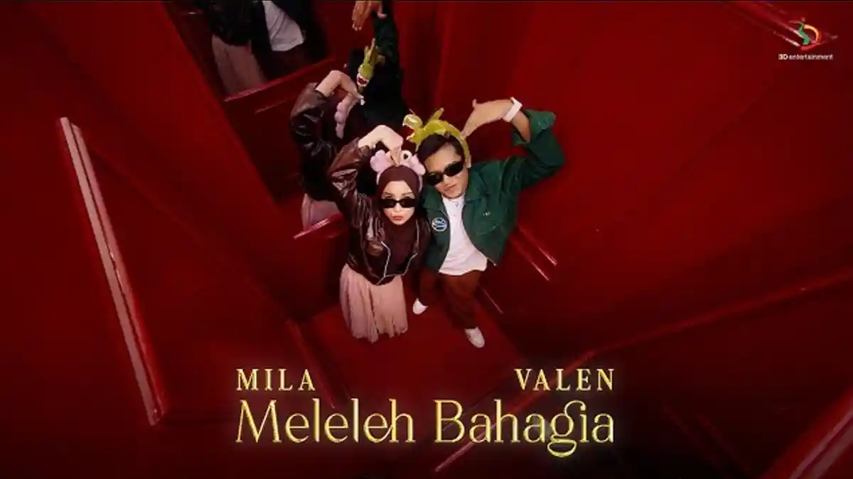 Lirik Meleleh Bahagia - Mila dan Valen DA7 Serta Maknanya, Trending di Youtube Musik - Tribunsumsel.com