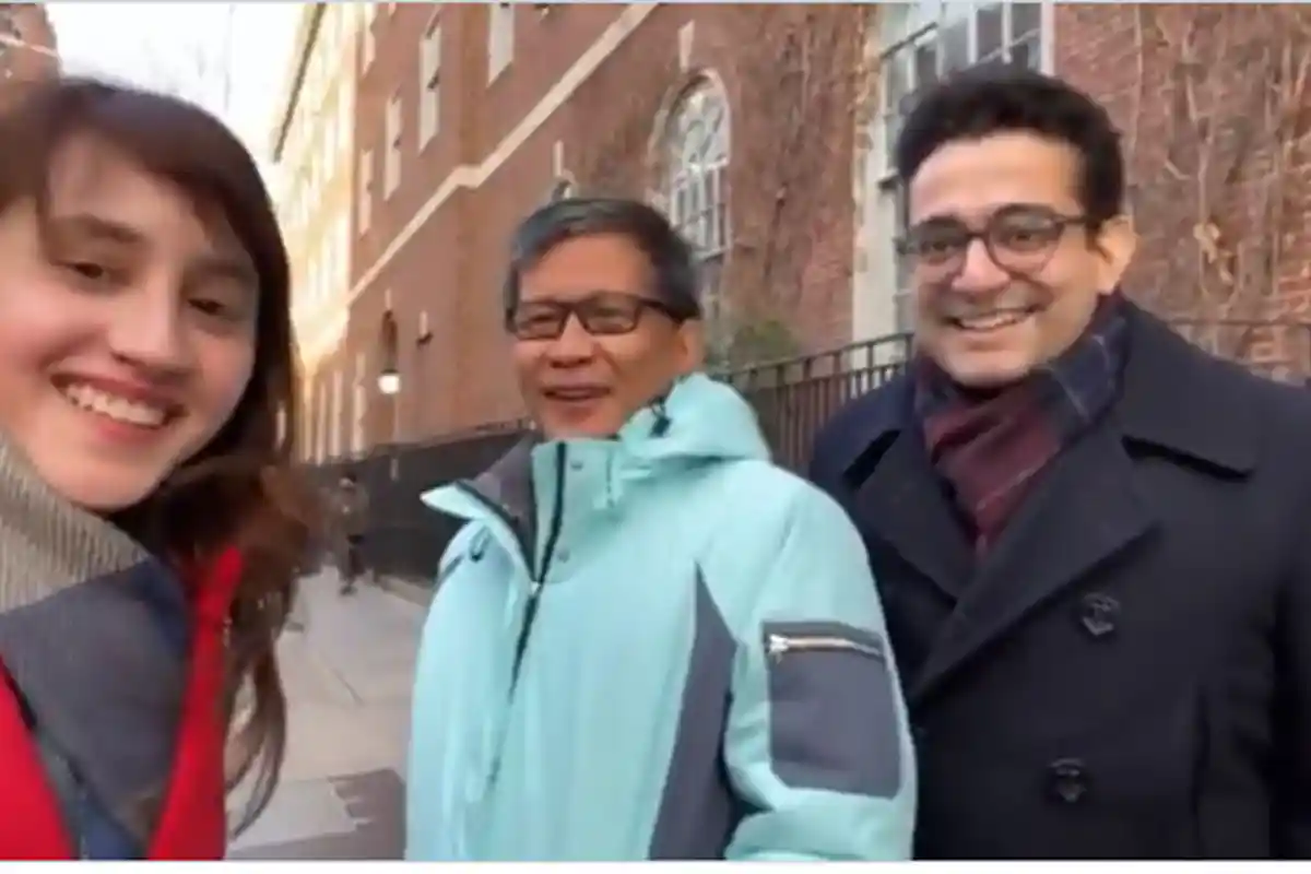 Bintang ILC TV One Rocky Gerung Mesra dengan Politisi PSI Tsamara Amany, Singgung Bulan Madu