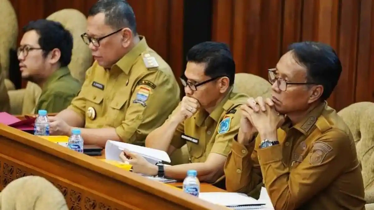 Pjs Bupati Ogan Ilir Hadiri Dengar Pendapat Persiapan dan Kesiapan Pilkada Serentak 2024