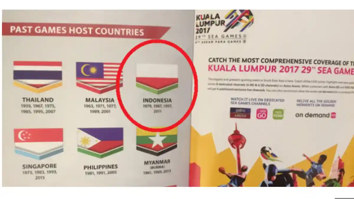 Cuitan Soal Insiden Bendera Terbalik Warga Malaysia Ini Bikin Panas, Ini Nasib Akunnya Sekarang