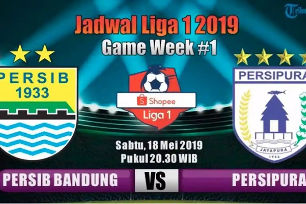 PREDIKSI Persib Bandung vs Persipura Jayapura Liga 1 2019, Berikut 3 Link Live Streaming Indosiar