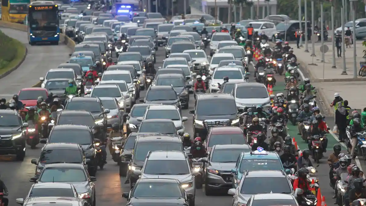DKI Jakarta Tempati Urutan ke-46 Kota Termacet di Dunia