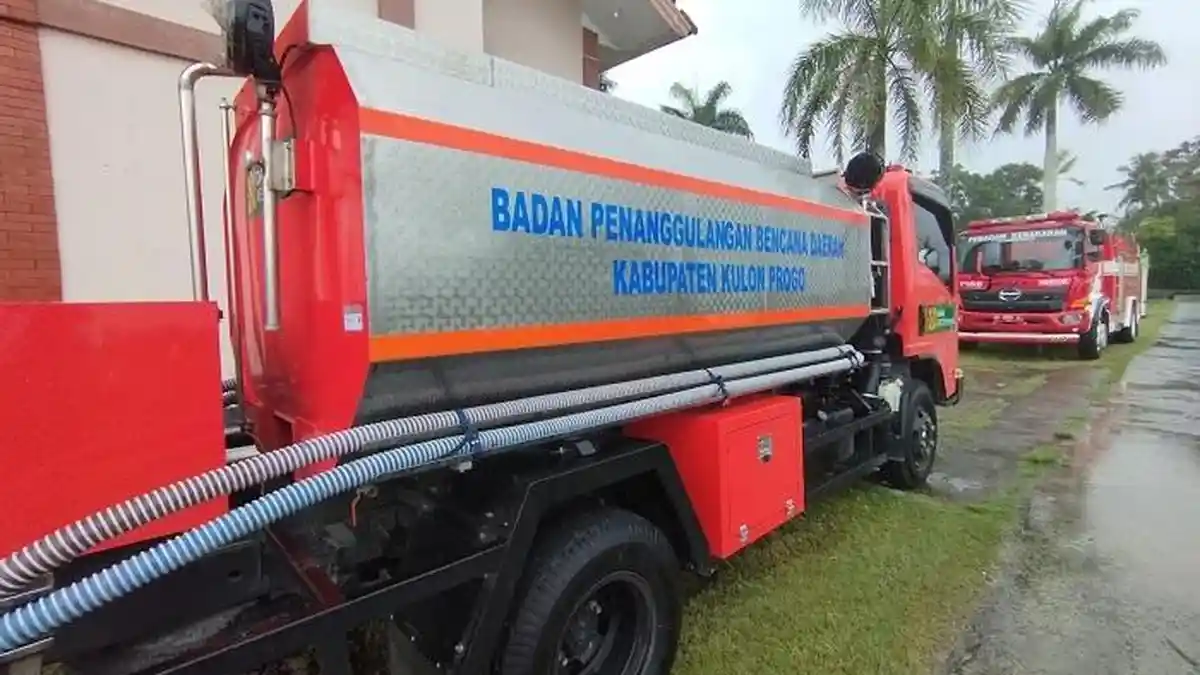 Permintaan Dropping Air Bersih di Kulon Progo Menurun di 2025, Hanya 16 Tangki yang Tersalurkan