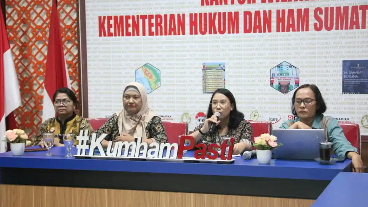 Bangun Kesadaran Hukum Masyarakat, Kanwil Kemenkumham Sumut Berikan Pembinaan Pada 16 Desa/Kelurahan