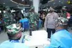 Panglima TNI, KASAL, Kapolri Dan Gubernur Jatim Tinjau Serbuan V