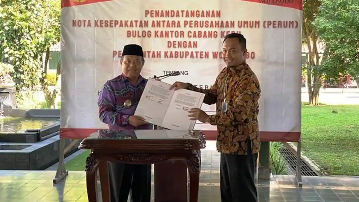 Pemkab Wonosobo Taken Kerjasama dengan Bulog Kedu, Jaga Kestabilan dan Ketersediaan Beras