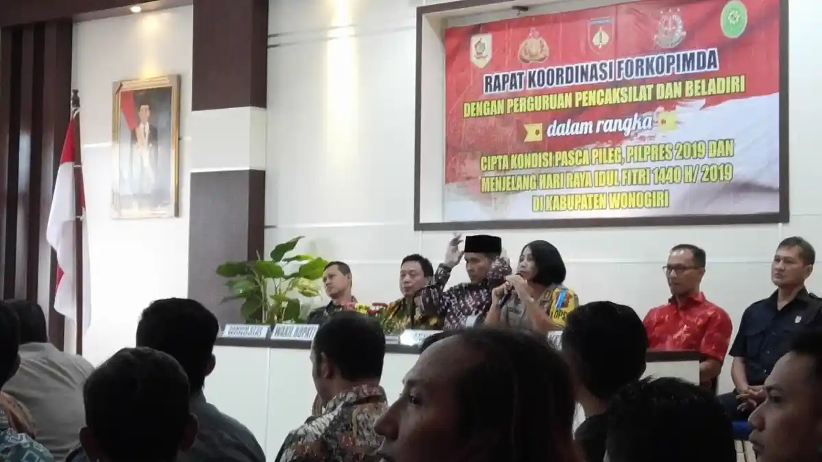 Pro Kontra Perobohan Tugu Perguruan Silat, Pemkab Wonogiri Siap Fasilitasi Pertemuan PSHT dan PSHW
