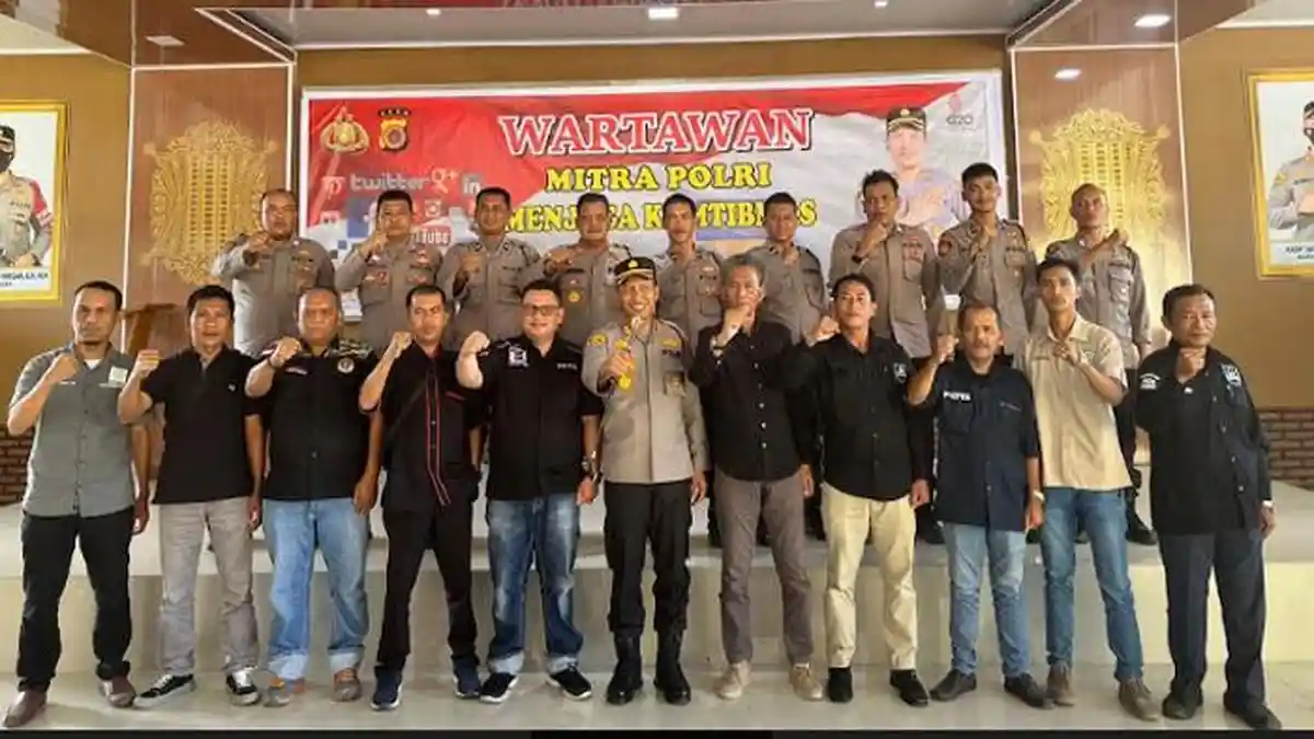 Kapolres Simeulue Gandeng Wartawan Bantu Jaga Kamtibmas