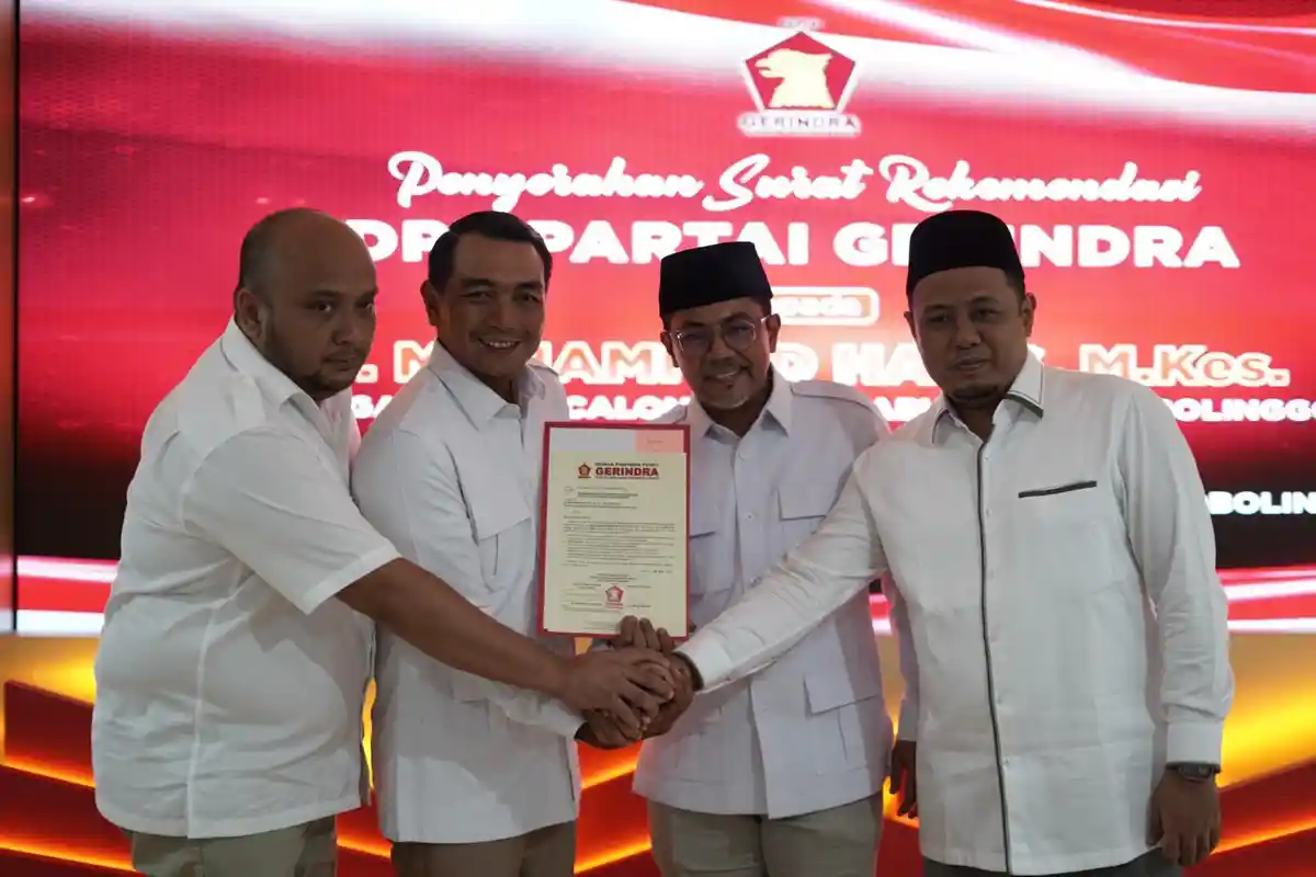 Gerindra Berikan Rekom untuk Gus Haris - Lora Fahmi di Pilkada Kabupaten Probolinggo