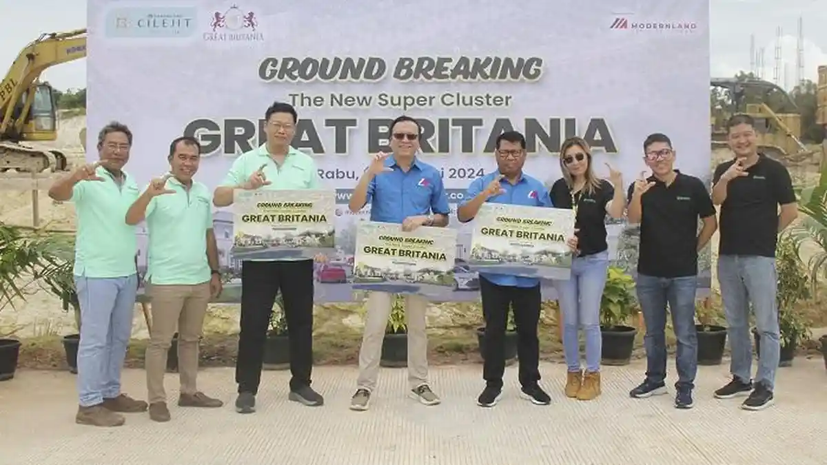Terjual Lebih dari 200 Unit, Super Cluster Great Britania di Modernland Cilejit Mulai Dibangun