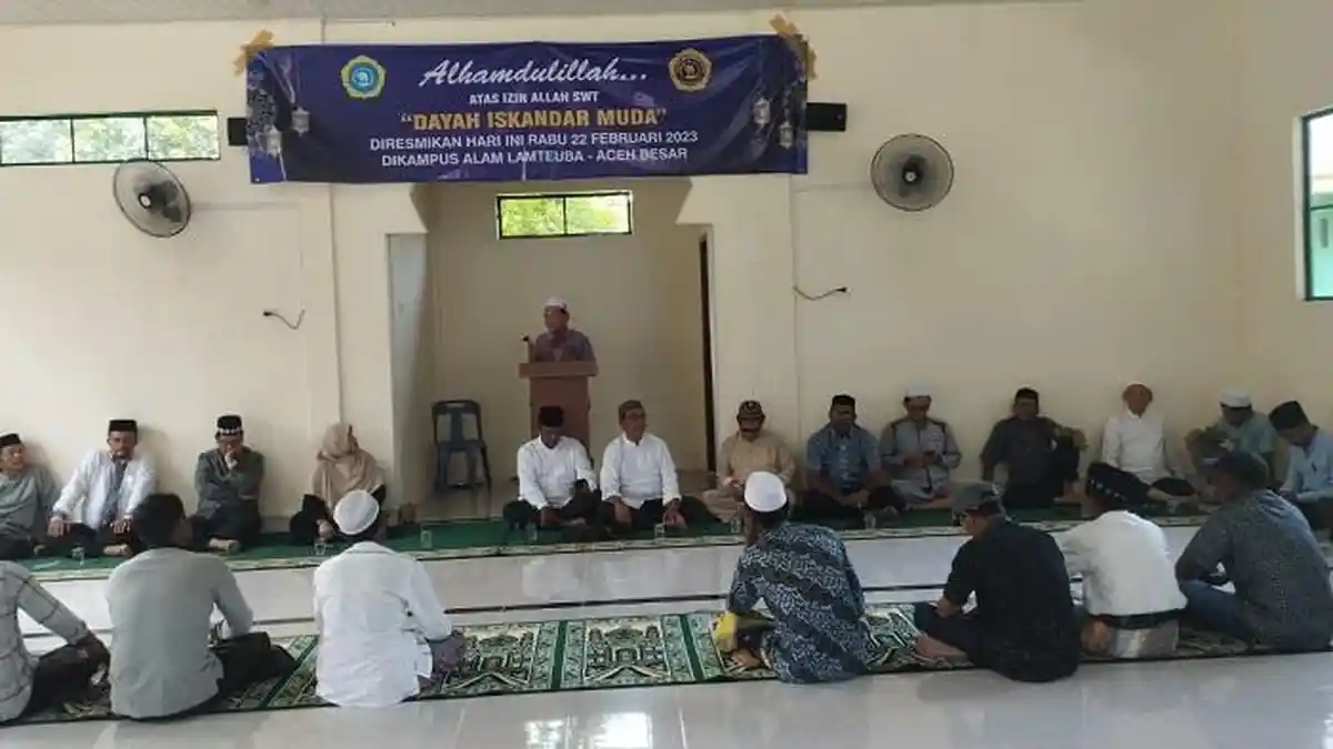 Dayah Iskandarmuda Diresmikan, Santri Saat Ini Mahasiswa Kampus Alam Unida di Lamteuba Aceh Besar