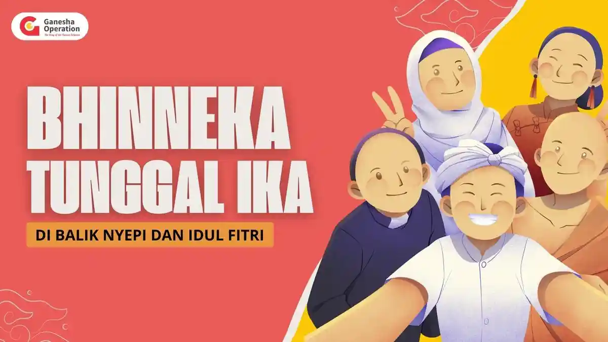 Makna Bhinneka Tunggal Ika di Balik Nyepi dan Idul Fitri