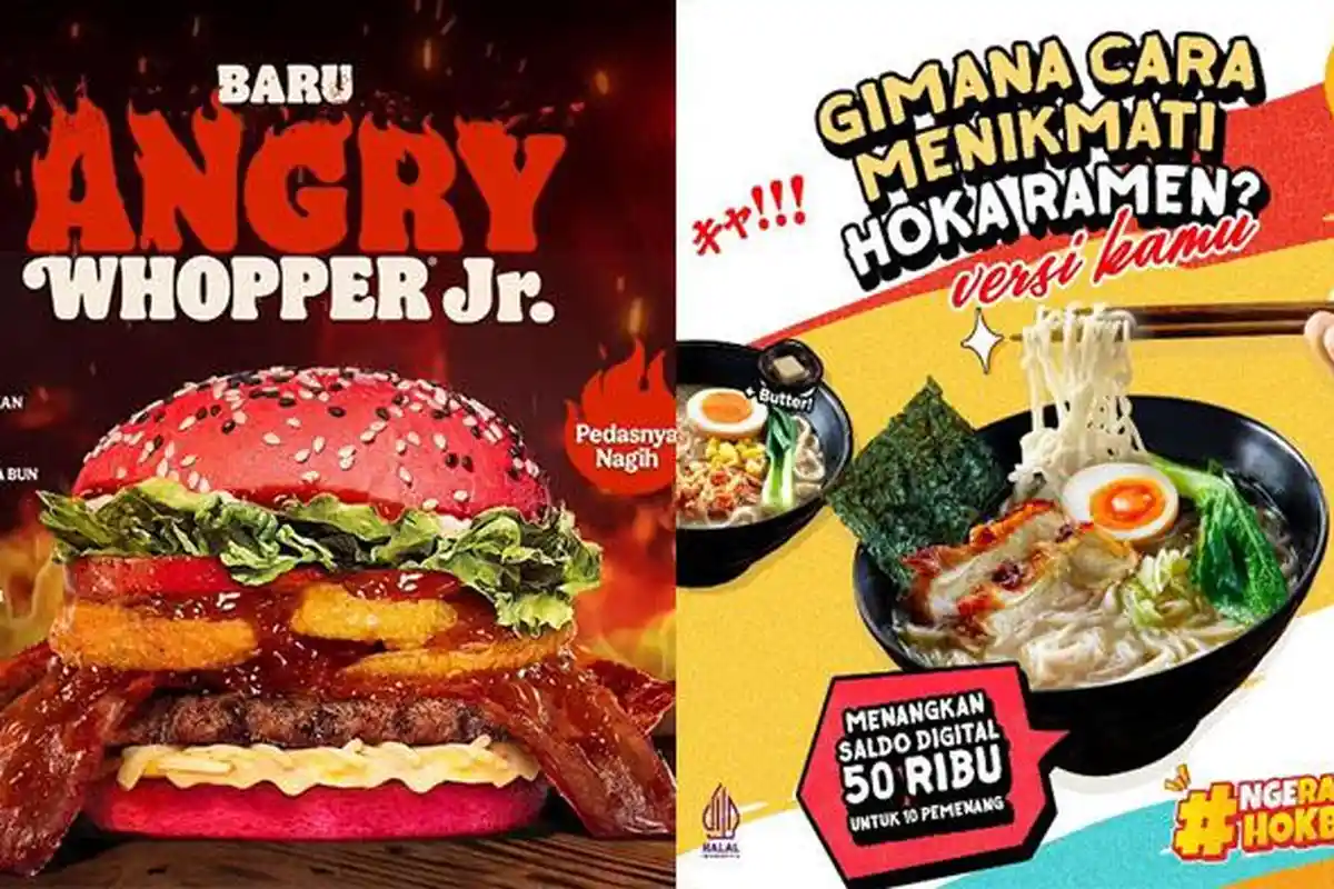 Promo Makanan di Restoran 21 Desember 2022, Menu Pizza Hut Burger King KFC Hokben Solaria McD A&W