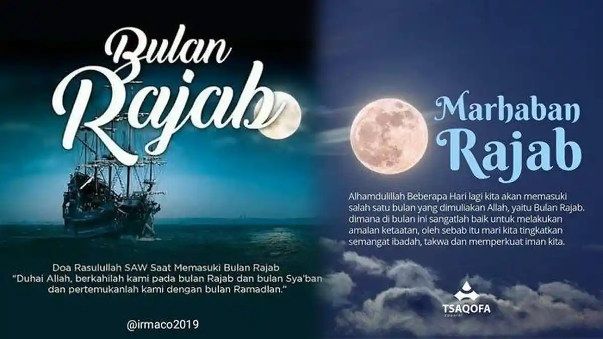 BESOK 1 Rajab 1442 H, Baca Doa Rasulullah di Bulan Rajab Malam Ini ...
