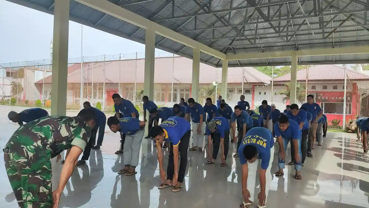 Rutan Kelas IIB Banda Aceh Latih Sikap Mental Napi dalam Bela Negara dan Cinta Tanah Air