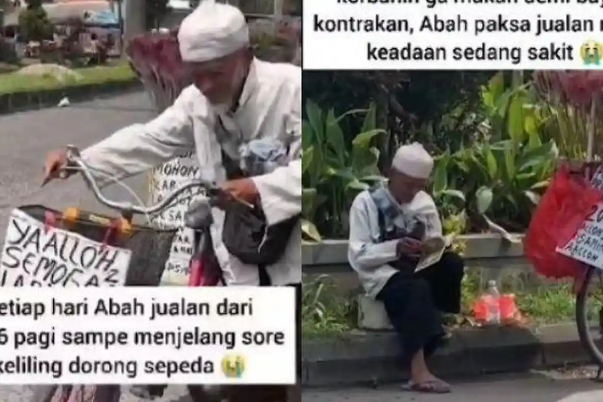 Kisah Ahmad Penjual Gulali yang Viral Baca Al Quran di Pinggir Jalan, Tak Makan Demi Bayar Kontrakan