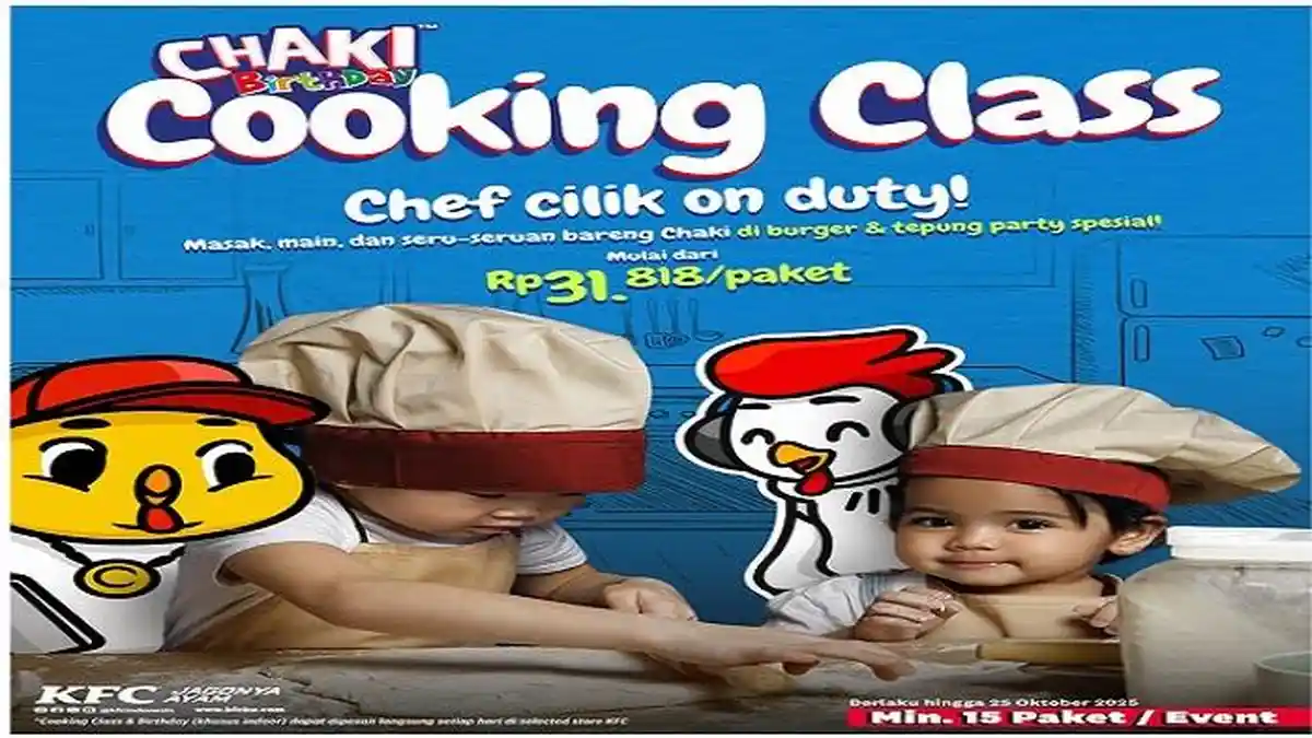 Promo KFC Chef Cilik on Duty, Ciptakan Pengalaman Seru di Cooking Class