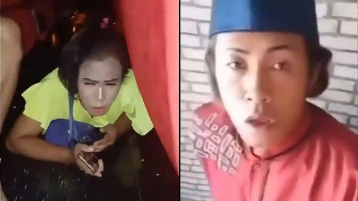 Waria ini Tepati Janjinya Untuk Tobat, Potong Rambut dan Pakai Peci Usai Nonton Film Siksa Neraka