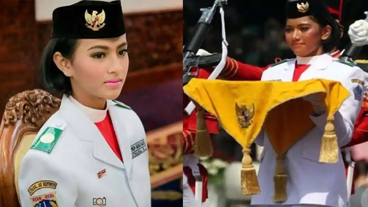 Cantiknya Pembawa Bendera Pusaka dari Tahun ke Tahun, Ada yang Hobi Pelihara Ular Piton Lho