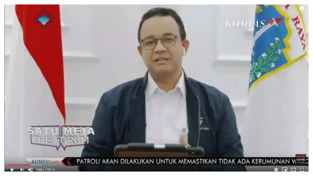 Anies Baswedan Beberkan Alasan PSBB DKI Diterapkan Besok, Singgung soal Kekacauan: Itu Tidak Bijak