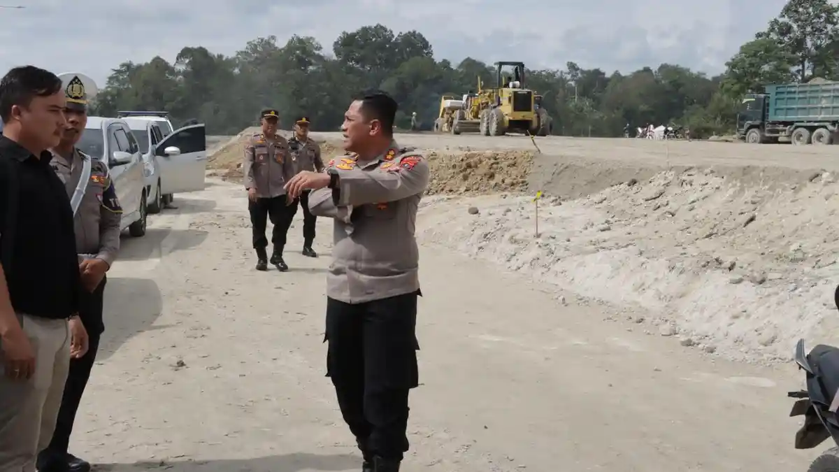 Jelang Lebaran, Kapolres Pematangsiantar Tinjau Kesiapan Tol Simpang Panei dan Ringroad
