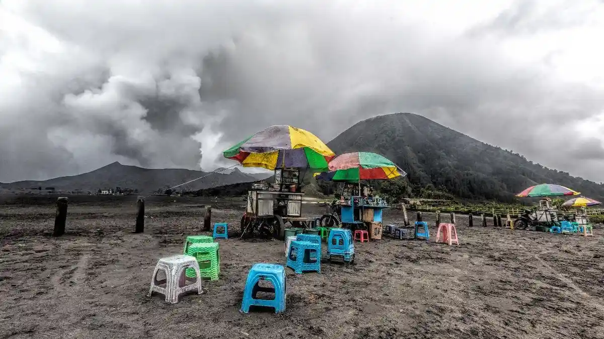 Letusan Bromo Kali Ini Justru Membuat Pemandangan Lebih menawan