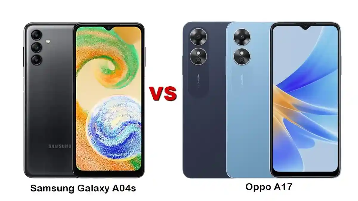 Harga HP Sama Rp 2.099.000 Ini Perbandingan HP Samsung Galaxy A04s vs HP Oppo A17, Mending Mana?