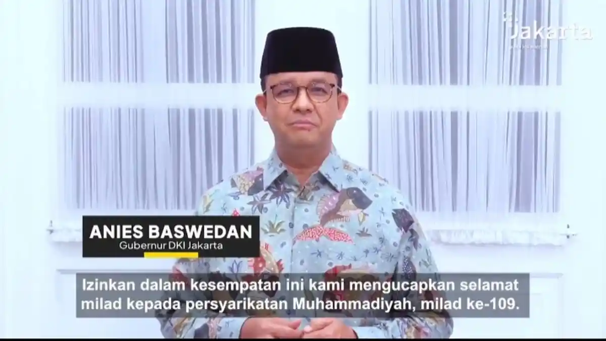 Saat Milad ke-109 Muhammadiyah, Anies Berpesan Terus Menjadi Teladan bagi Semua