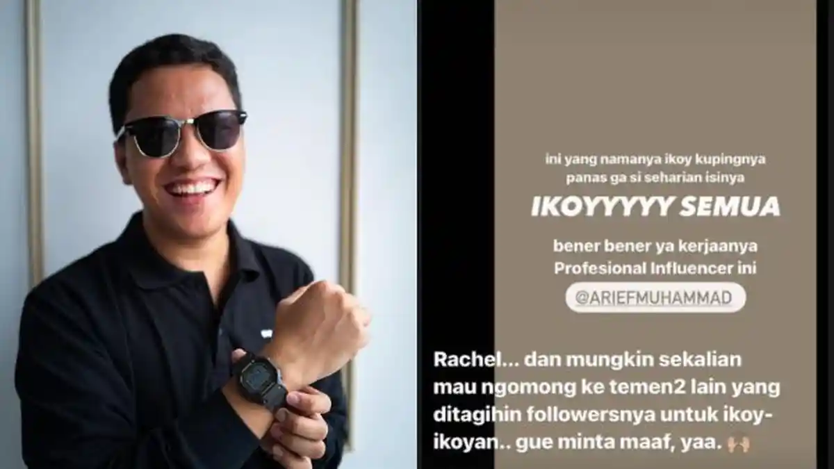 Banyak yang Kontra Tren Ikoy-Ikoyan, Arief Muhammad: Mereka Salah Paham