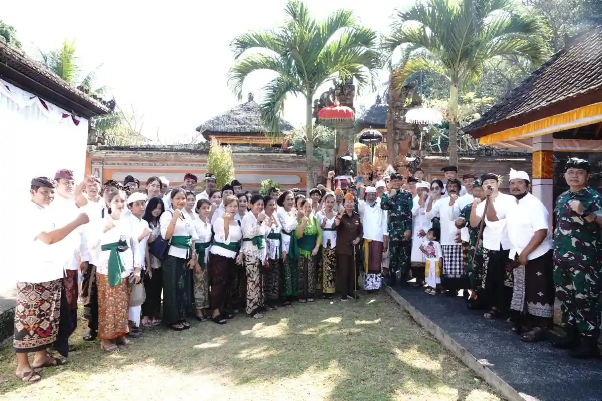 Kodam IX/Udayana Gelar Pitra Puja I Gusti Ngurah Rai Dalam Rangka Rangkaian HUT ke-65
