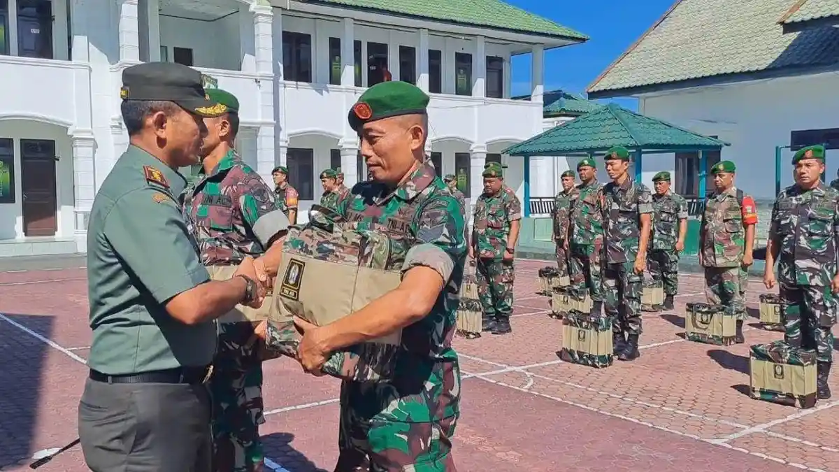 Terima Kelengkapan Perorangan Lapangan, Prajurit Kodim Aceh Utara : Terima Kasih Bapak KASAD