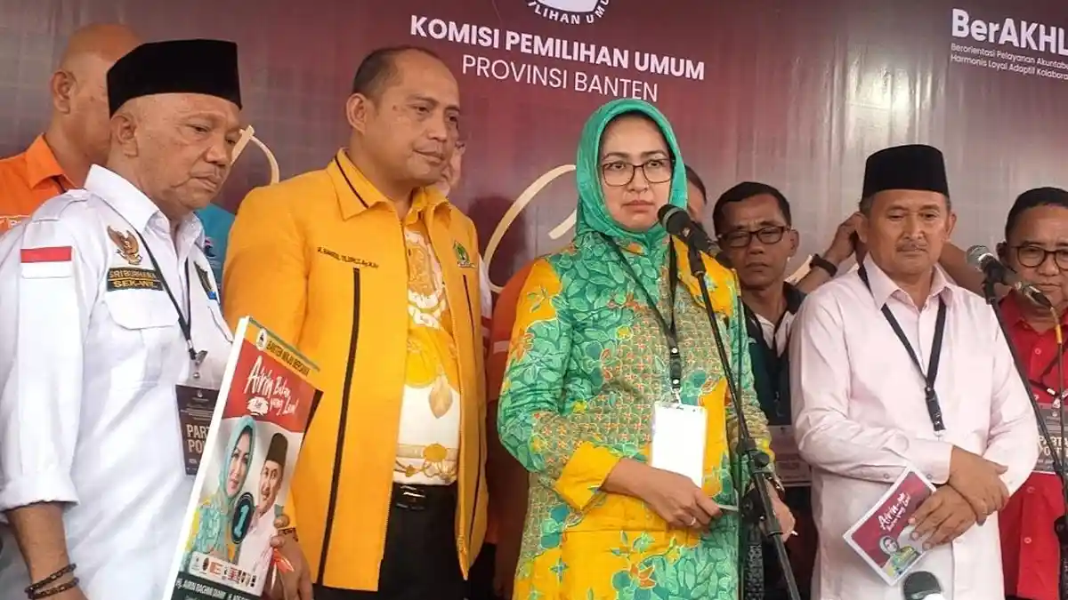 Dapat Nomor Urut 1 di Pilkada Banten 2024, Airin: Simbol Kemenangan!