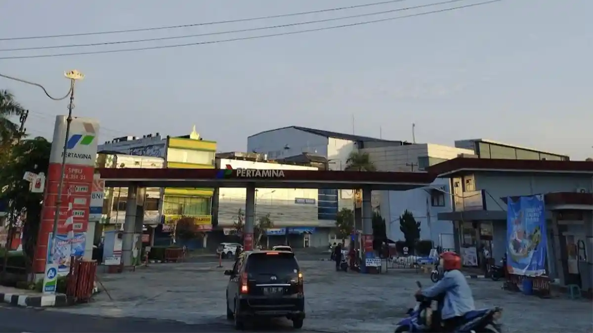 SPBU Pertamina Ahmad Yani Bandar Lampung Belum Menjual Biodiesel B50 - Tribunlampung.co.id