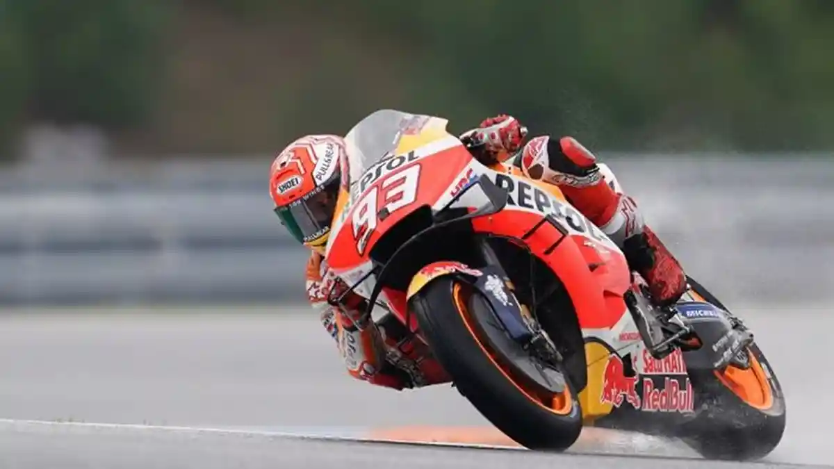 Hasil FP1 MotoGP Jerman 2021 di Sachsenring: Marc Marquez Tercepat, Quartararo  Kedua, Rossi ke-20