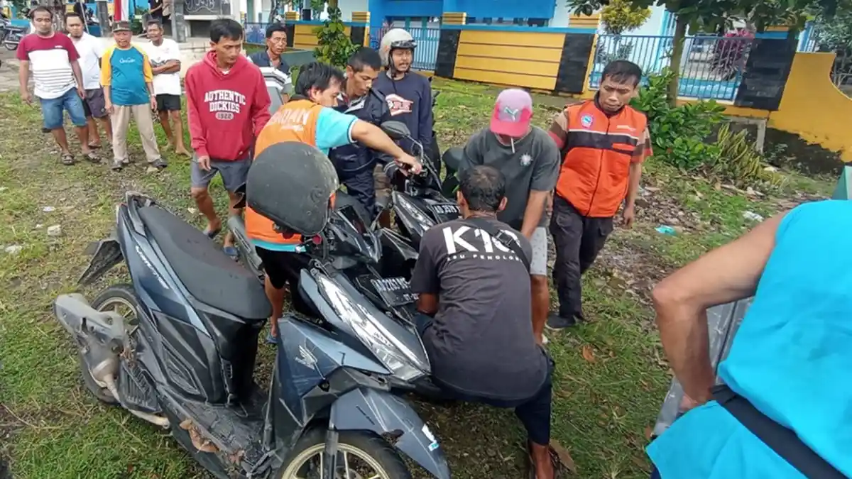Kecelakaan Hari Ini di Karanganyar, Dua Motor Adu Banteng, Satu Tewas Karena Kepala Luka Parah