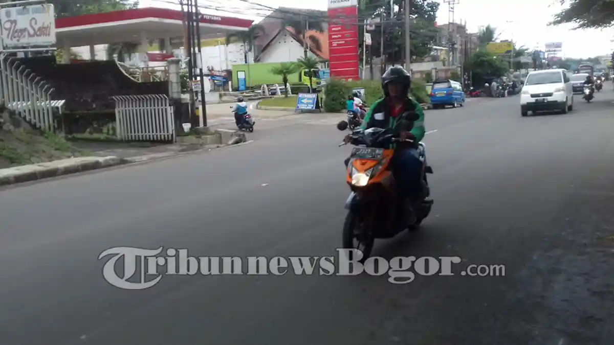 Usai Diguyur Hujan, Jalan KS Tubun Kota Bogor Ramai Lancar