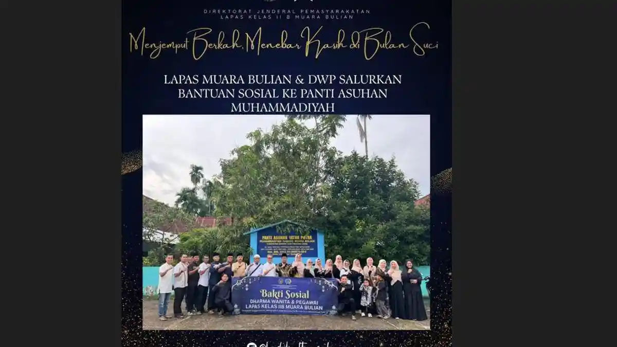 Lapas Muara Bulian dan Dharma Wanita Gelar Bakti Sosial, Santuni Anak ...