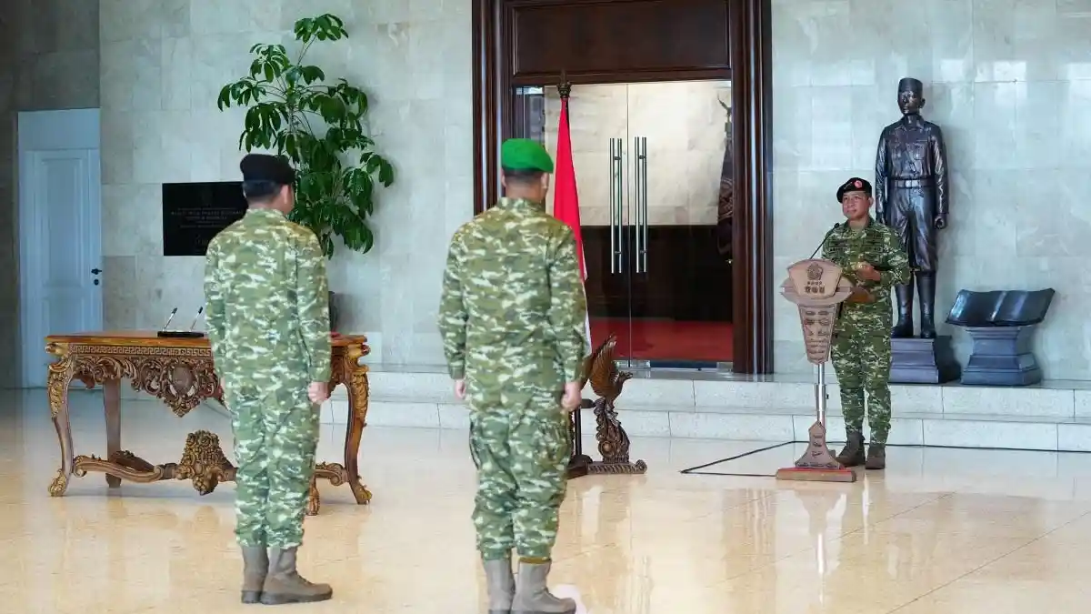 Panglima TNI Pimpin Sertijab Wakil Panglima dan KSAD di Cilangkap