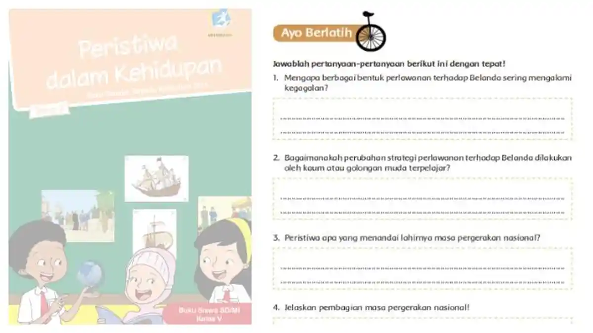 Kunci Jawaban Tema 7 Kelas 5 SD Halaman 44-58 Kurikulum 2013, Ayo Berlatih