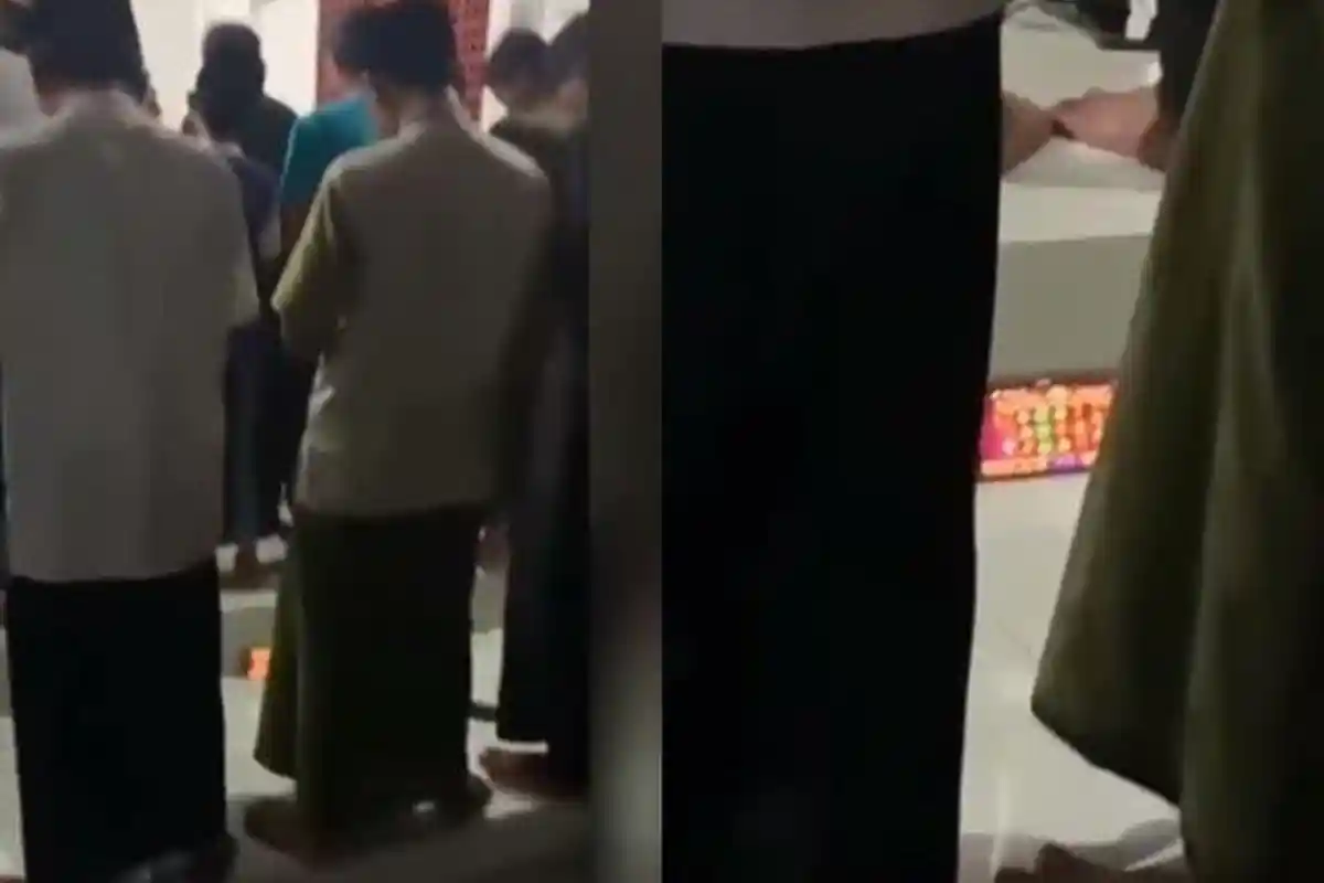 Seorang Pria Main Judi Slot Higgs Domino Island Saat Salat Tarawih Viral di Media Sosial
