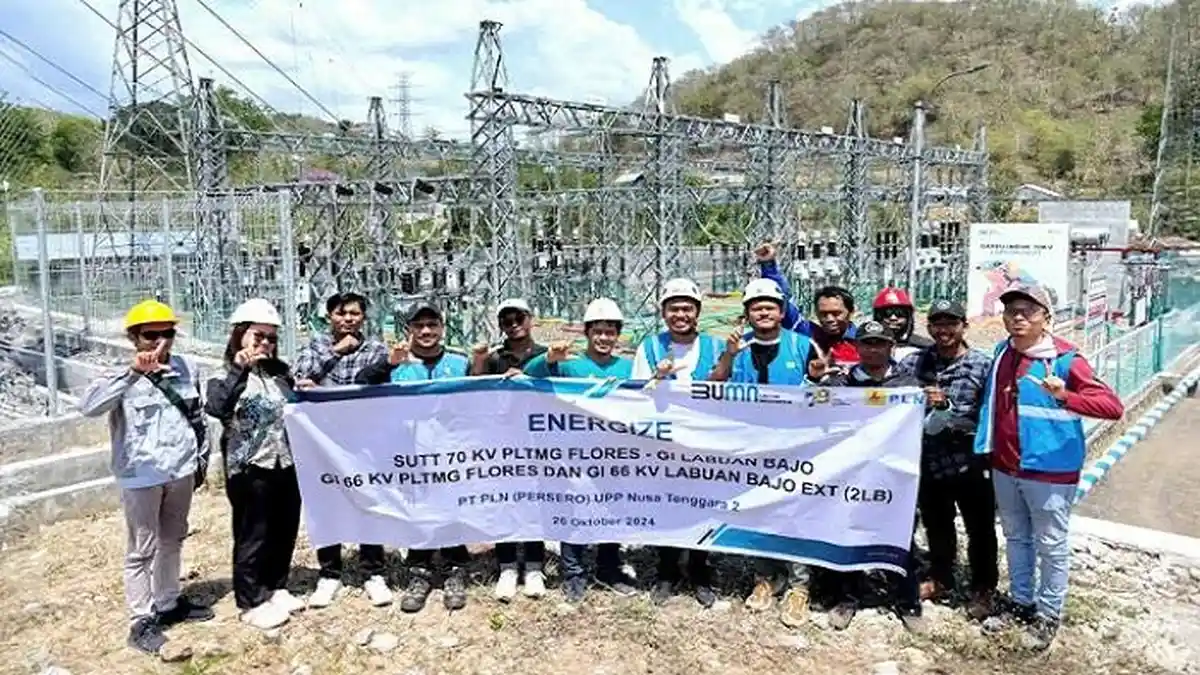 PLN UIP Nusra Sukses Energize SUTT dan Gardu Induk di Labuan Bajo, TKDN Capai 83 Persen