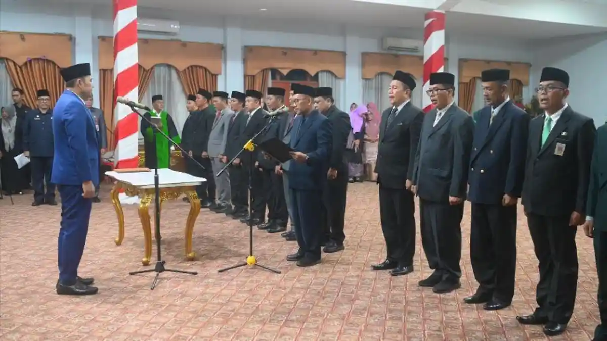 Daftar 15 Pejabat yang Dilantik di Merangin Jambi, Mulai Sekwan hingga Kepala Bappeda