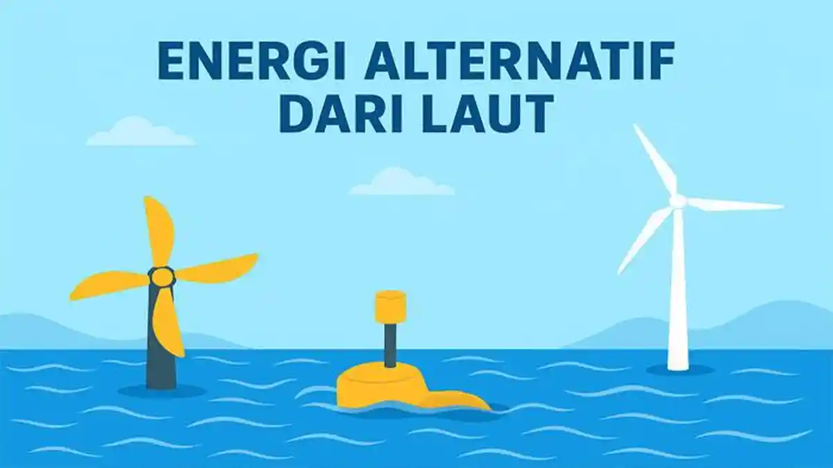 Soal dan Jawaban Pelajaran IPA SD Contoh Energi Alternatif dari Laut