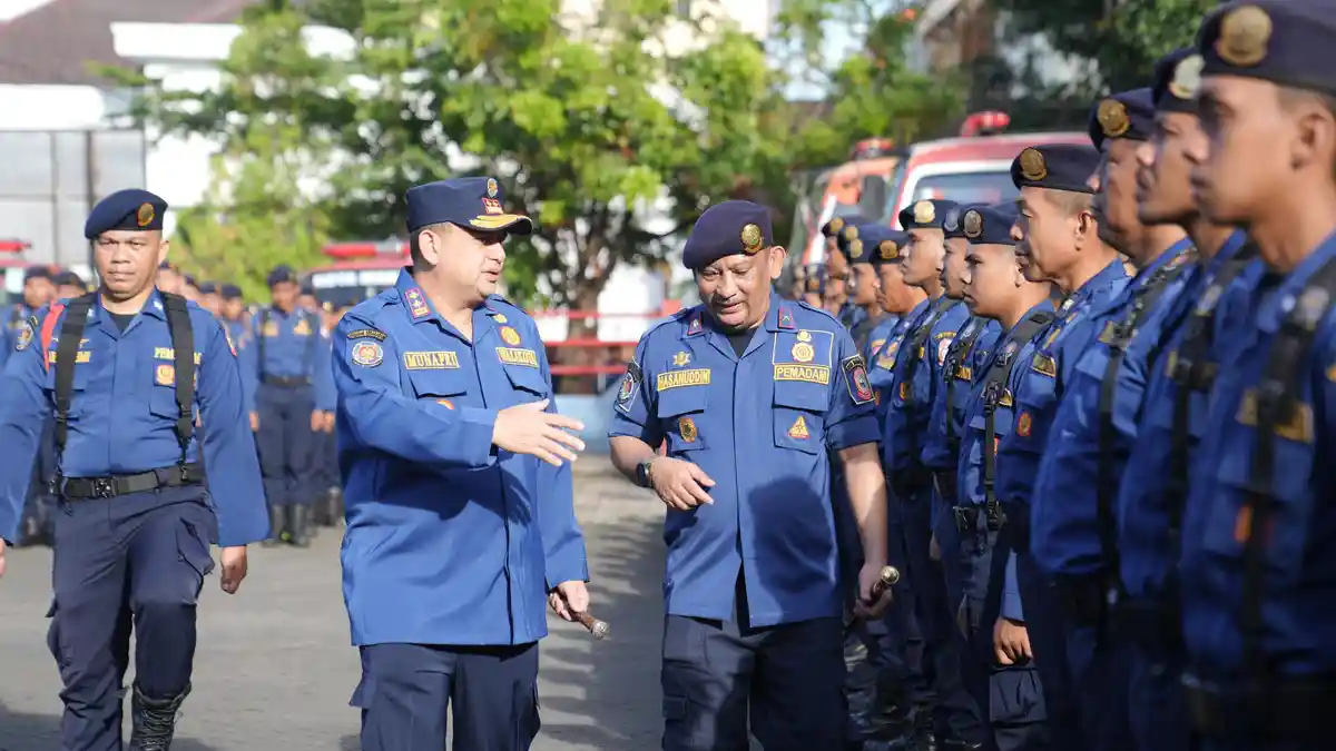 Wali Kota Makassar Apresiasi Profesionalime Petugas Damkar, Garda Terdepan Selamatkan Warga 
