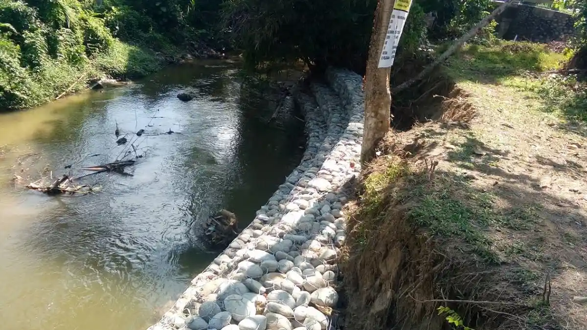 Proyek Bronjong Sungai Kappuna Luwu Utara Telan APBD Rp 177 Juta