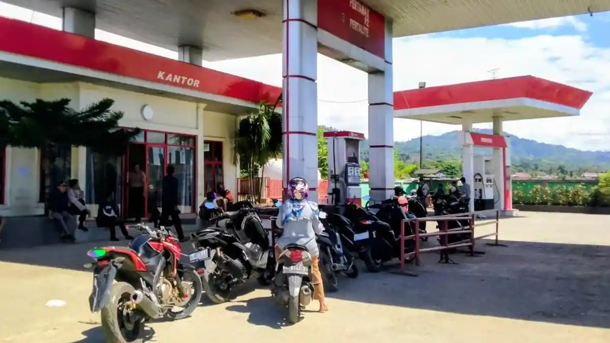 Kondisi di SPBU Abdya Kembali Normal Pasca Bupati Safaruddin Batasi Pembelian BBM