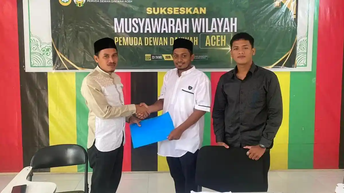 Terpilih Secara Aklamasi, Alimuddin Pimpin Pemuda Dewan Dakwah Aceh 