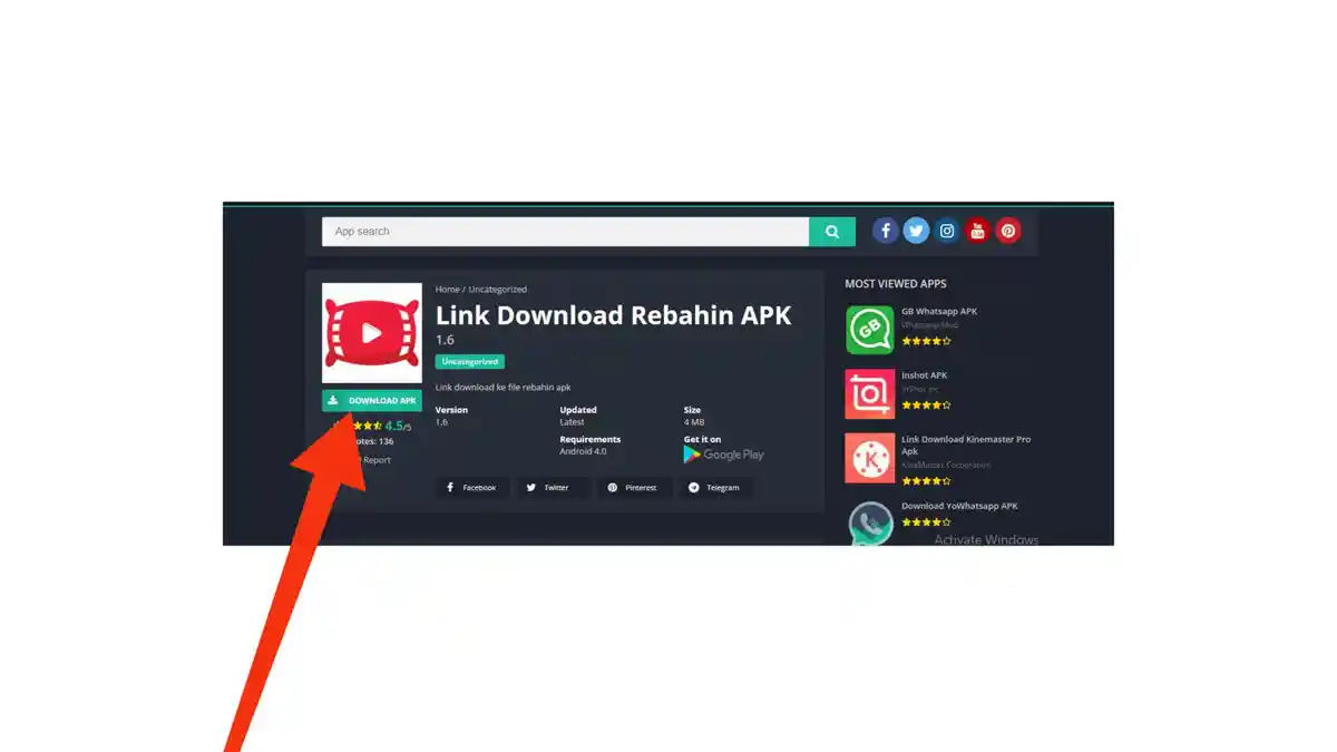 REBAHIN APK Situs Film Streaming Online & Tutorial Mendowload Film di Rebahin Apk Melalui Android