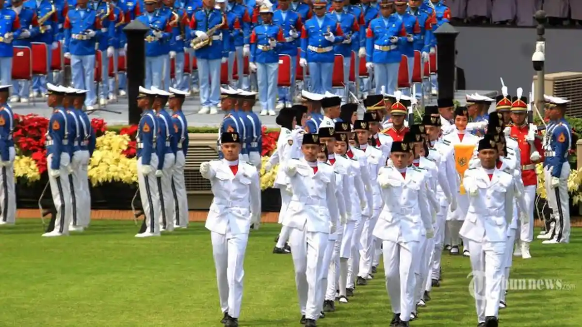 Hanya 8 Orang, Ini Daftar Anggota Paskibraka yang Bertugas pada Upacara HUT ke-75 RI di Istana