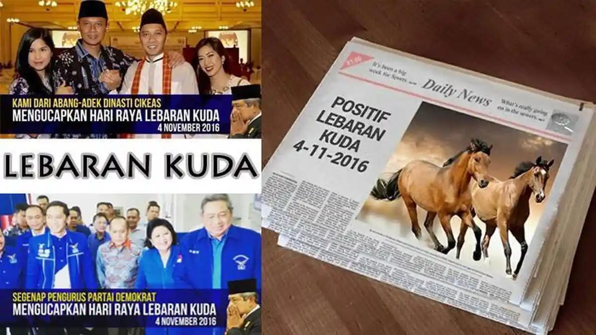 10 Meme Lucu Lebaran Kuda Ala SBY Hebohkan Media Sosial - Bangkapos.com